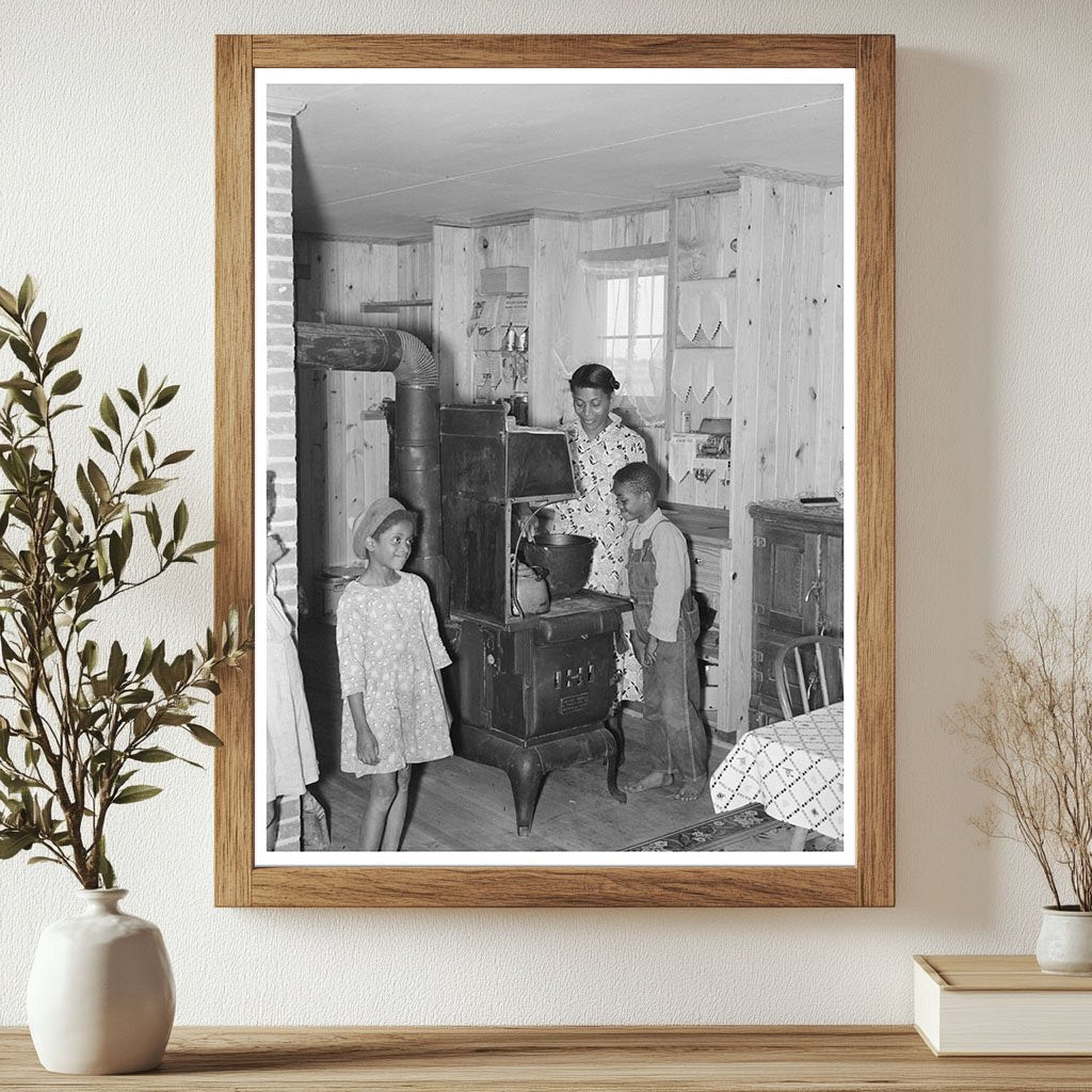 Sharecropper Family in New Home La Forge Missouri 1938