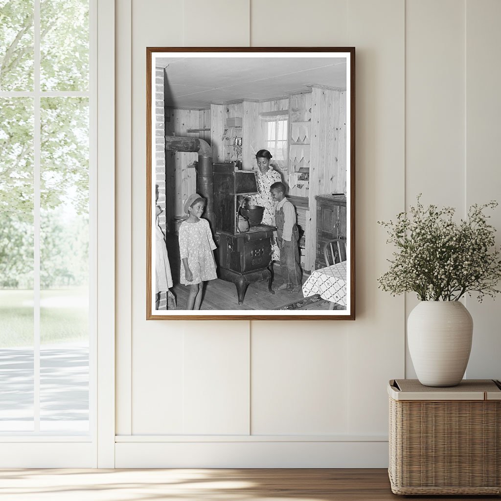 Sharecropper Family in New Home La Forge Missouri 1938