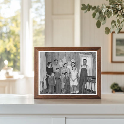 Sharecropper Family in Shack Home New Madrid County 1938
