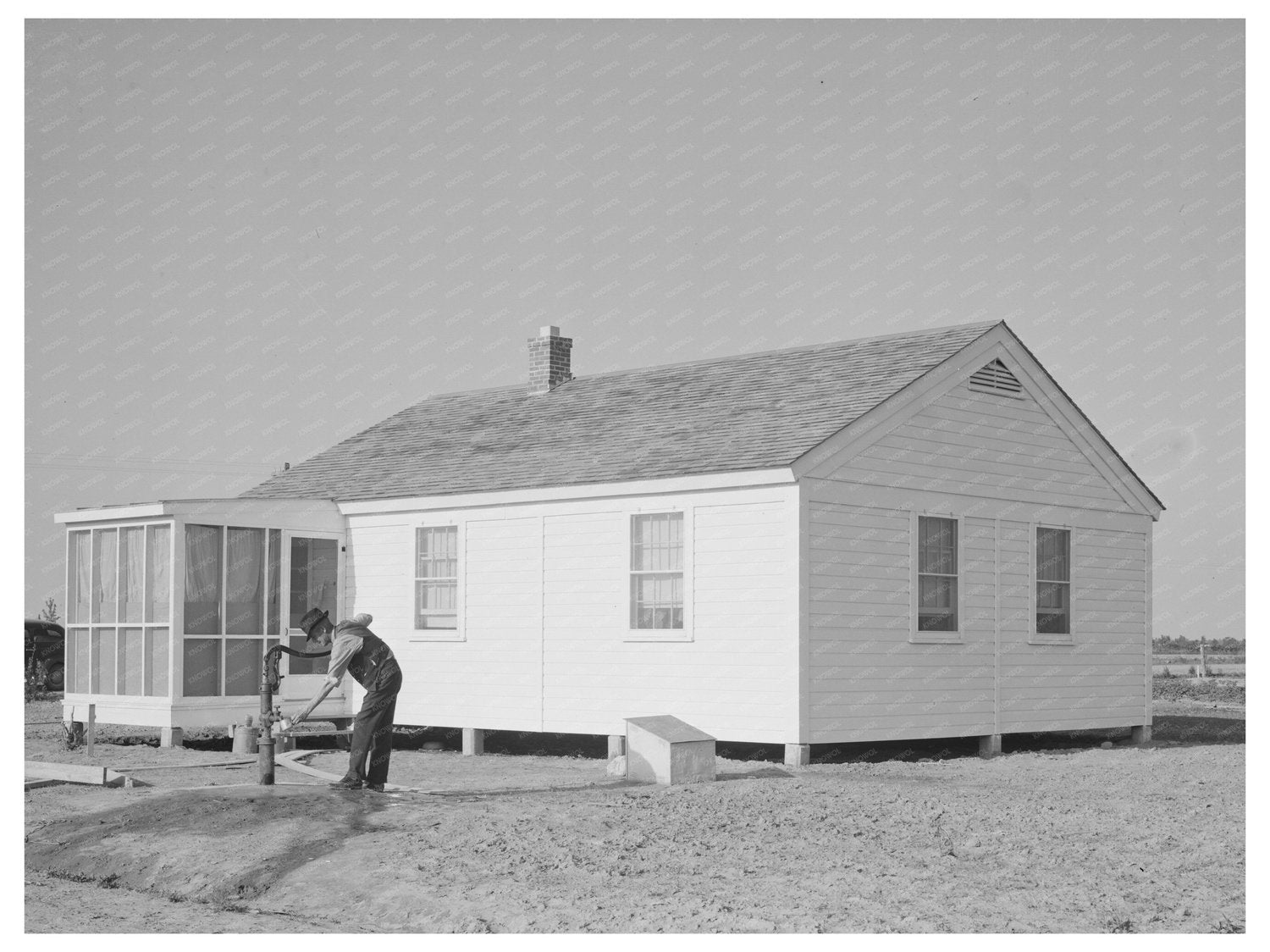 Farm Home at La Forge Project New Madrid County 1938