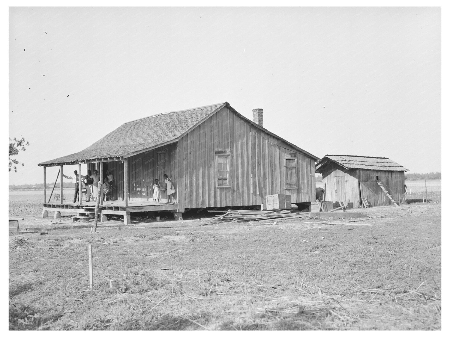 Sharecroppers Shack in La Forge Missouri May 1938