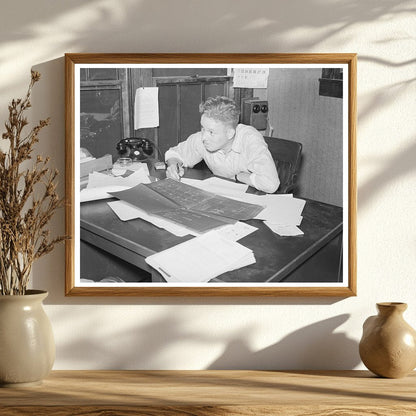 M.O. Layton at Work in Southeast Missouri Farms 1938