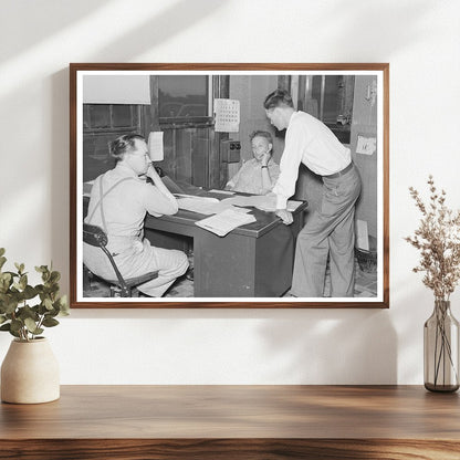May 1938 Conference in Southeast Missouri Farms Office