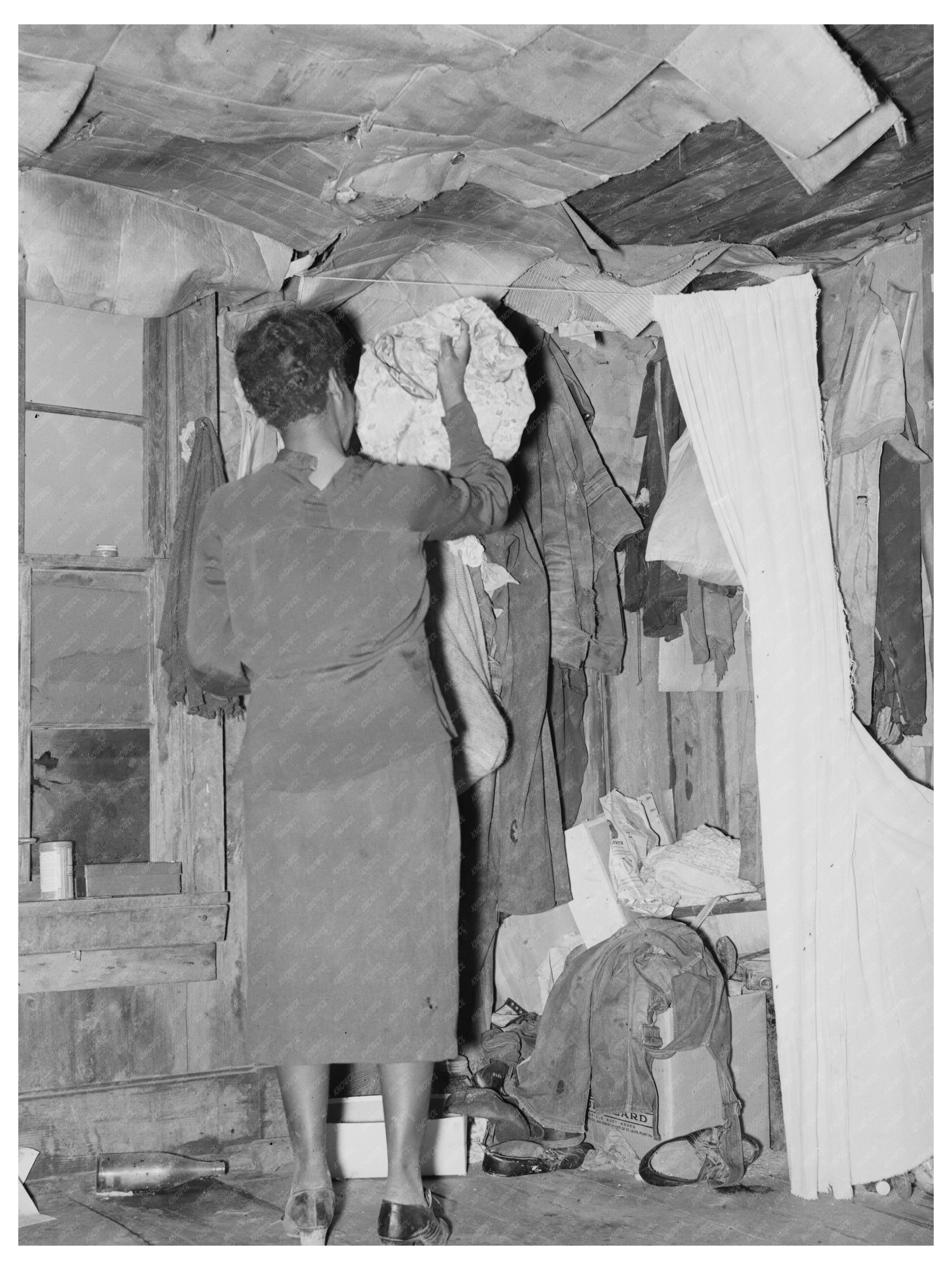 Vintage Sharecropper Shack Storage Space New Madrid County 1938