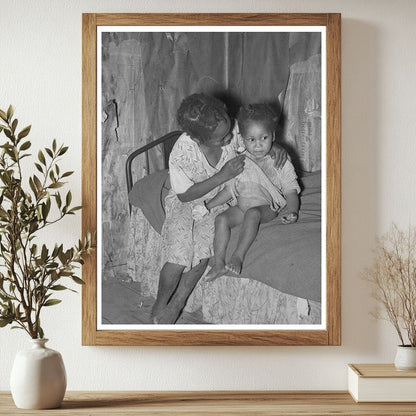 Child Caring for Baby in Sharecropper Cabin Missouri 1938