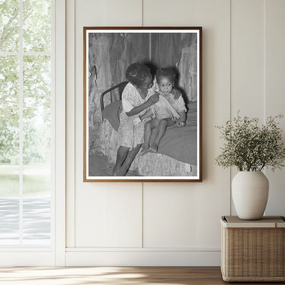 Child Caring for Baby in Sharecropper Cabin Missouri 1938