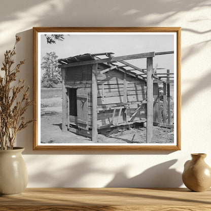 Vintage Shed of Former Sharecropper Southeast Missouri 1938