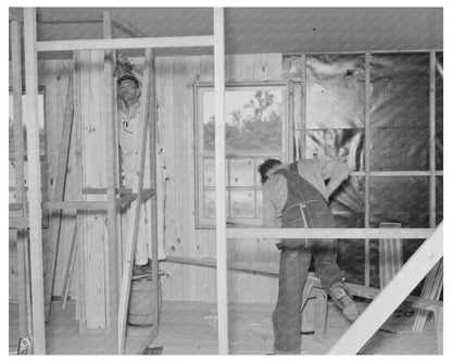 1938 Field House Construction in New Madrid County Missouri