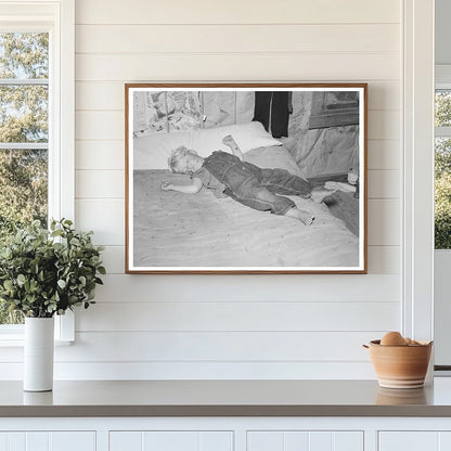 Sharecroppers Child Asleep in Southeast Missouri 1938