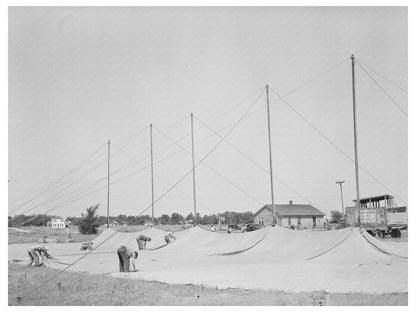 Lasses-White Show Tent Setup Sikeston Missouri May 1938
