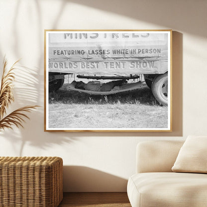 Carnival Employee Relaxing in Hammock Sikeston 1938