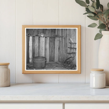 Vintage Slave Quarters Interior Caruthersville Missouri 1938