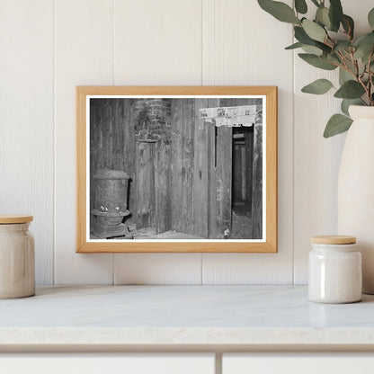 Interior of Slave Quarters Caruthersville Missouri 1938