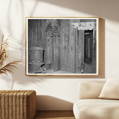 Interior of Slave Quarters Caruthersville Missouri 1938