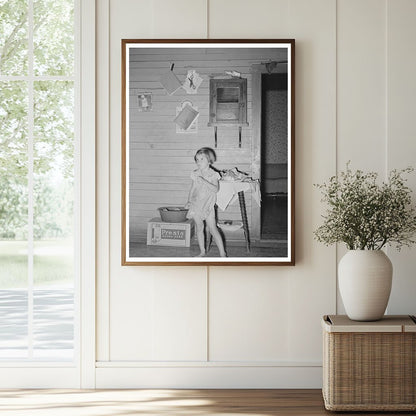 Child of Sharecropper in Missouri Home August 1938