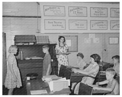 Vintage White Schoolroom Southeast Missouri August 1938