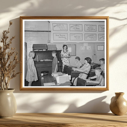 Vintage White Schoolroom Southeast Missouri August 1938