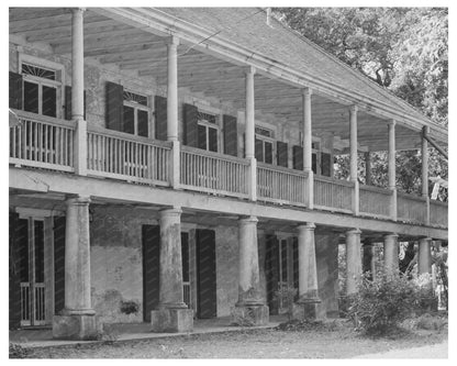 Keller Plantation Home Balcony Verandah September 1938