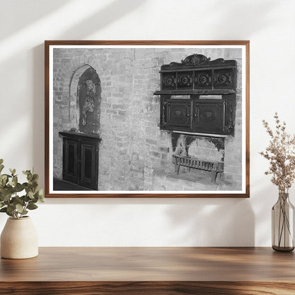 Vintage 1938 Oven and Shrine in Louisiana Plantation House