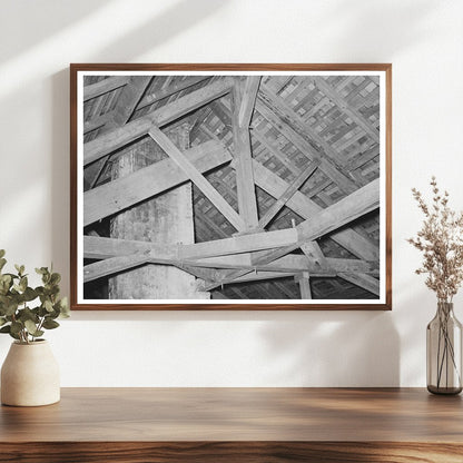 Vintage Plantation House Rafters New Orleans 1938