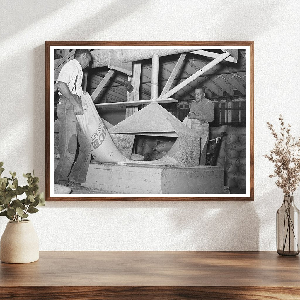 Rice Milling Process in Abbeville Louisiana September 1938