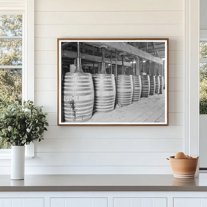 Perique Tobacco Aging Barrels Saint James Parish 1938