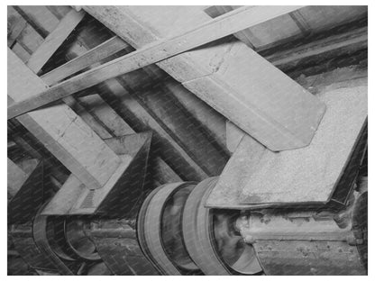 Rice Polishing Machine at Mill in Abbeville Louisiana 1938