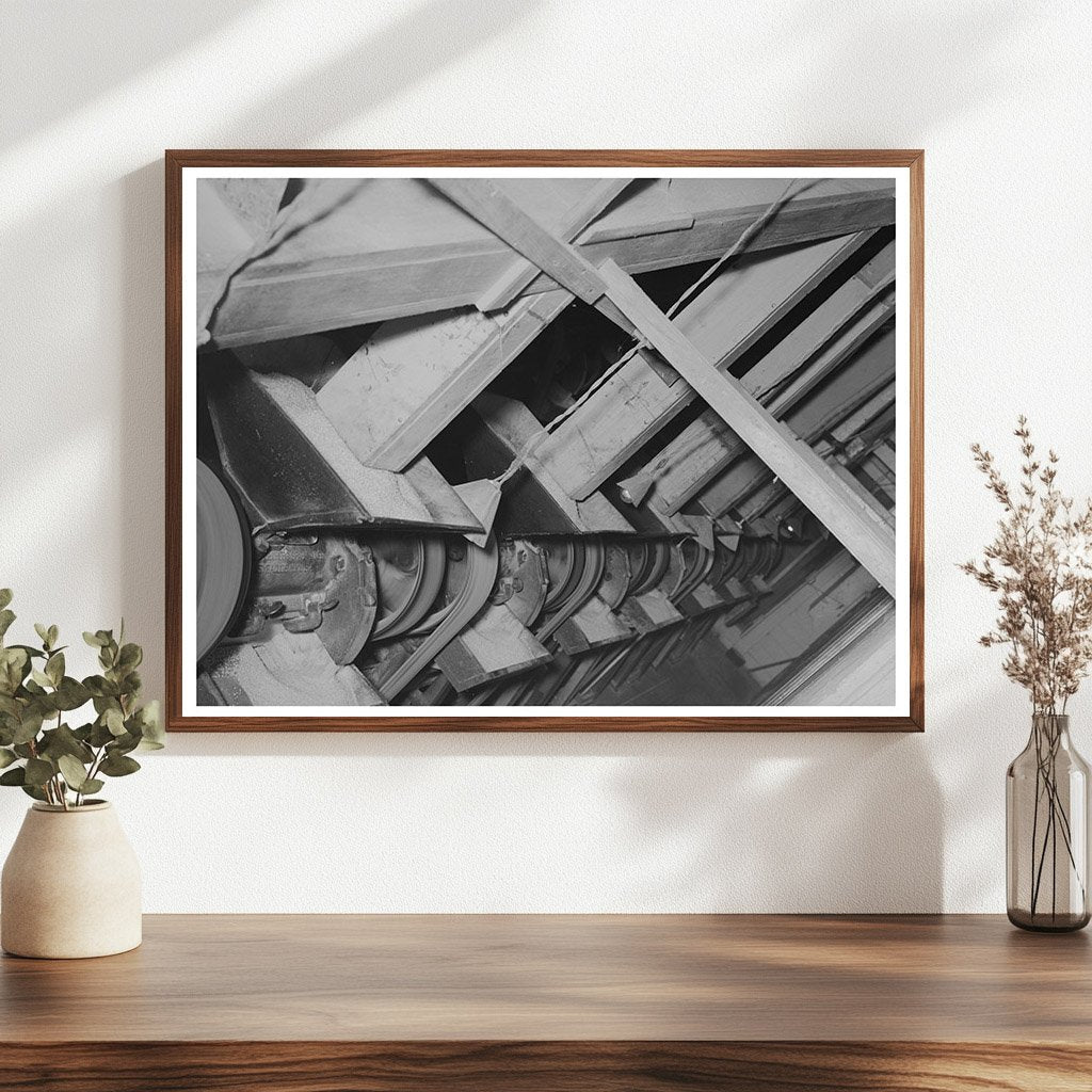 Rice Polishing Machine in Abbeville Louisiana September 1938