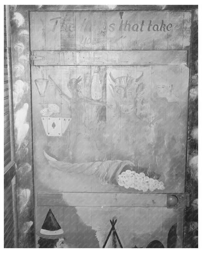 Barroom Decorations Raceland Louisiana September 1938