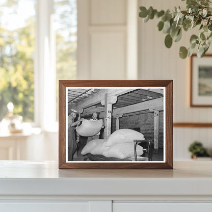 Rice Loading at Warehouse in Crowley Louisiana 1938
