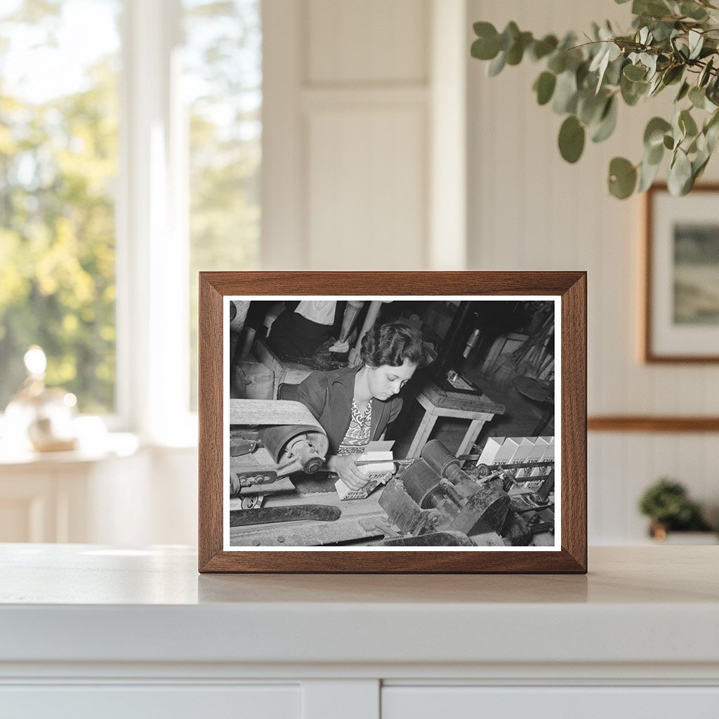 Rice Packaging at State Mill in Abbeville Louisiana 1938