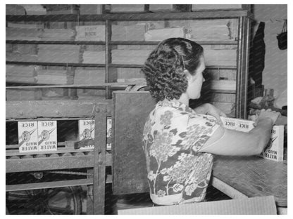 Rice Mill Operations in Abbeville Louisiana 1938