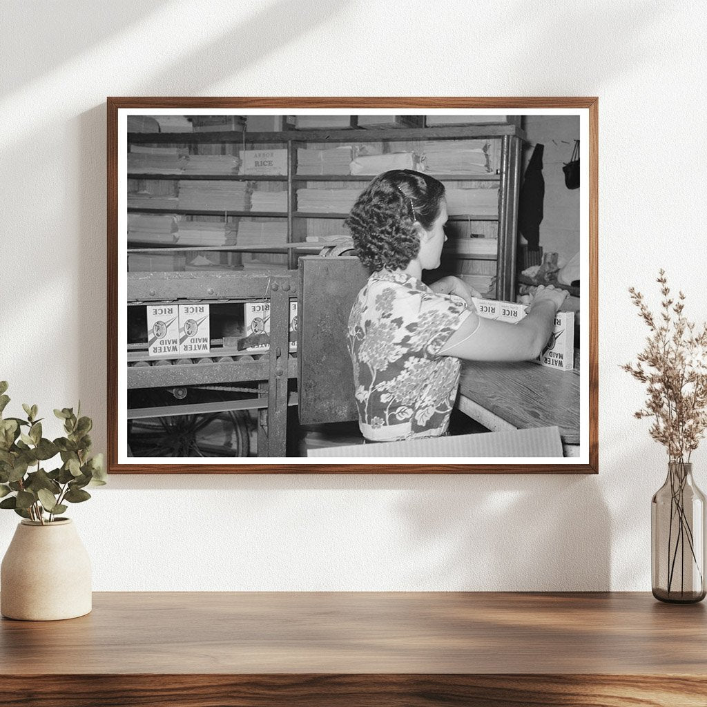 Rice Mill Operations in Abbeville Louisiana 1938