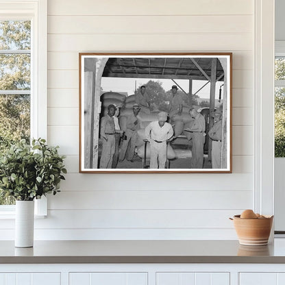 Unloading Rice at Vermilion Parish Ricemill 1938