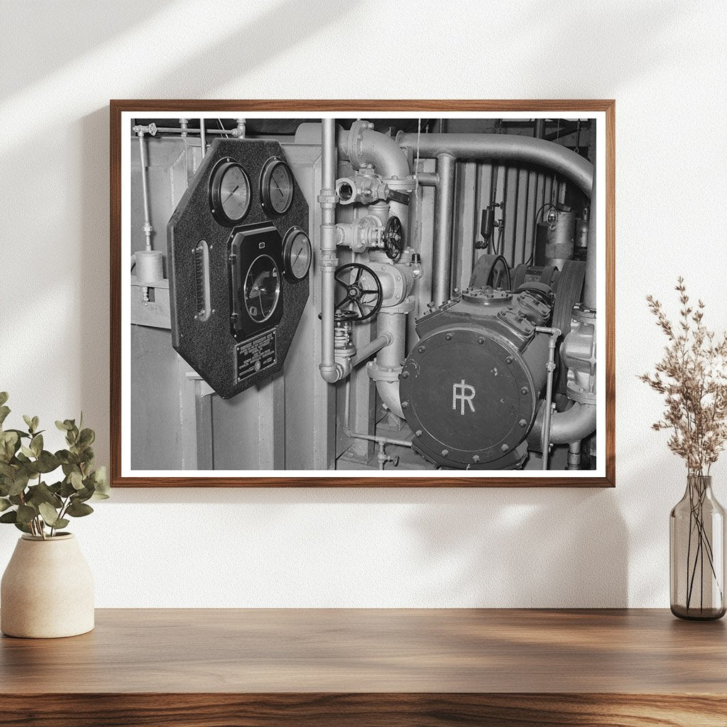 Rice Compressor Gas Treatment in Abbeville Louisiana 1938