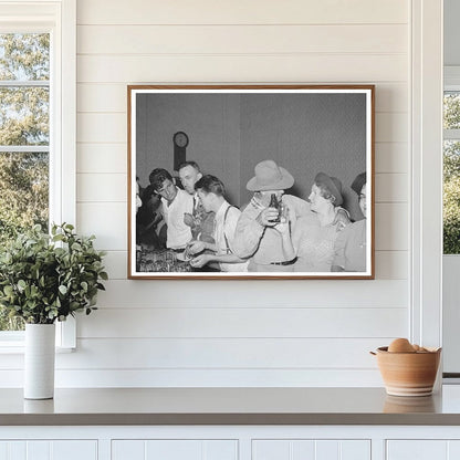 Individuals in Saloon at National Rice Festival 1938