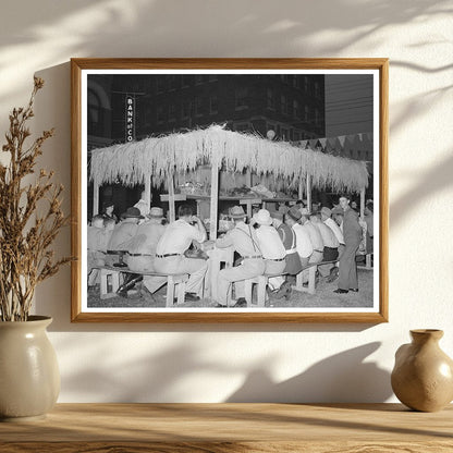 Beano Players at National Rice Festival Crowley Louisiana 1938