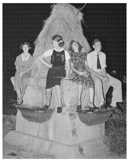 National Rice Festival Night Parade Crowley Louisiana 1938