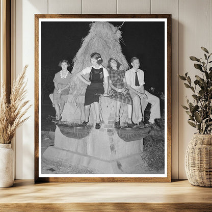 National Rice Festival Night Parade Crowley Louisiana 1938