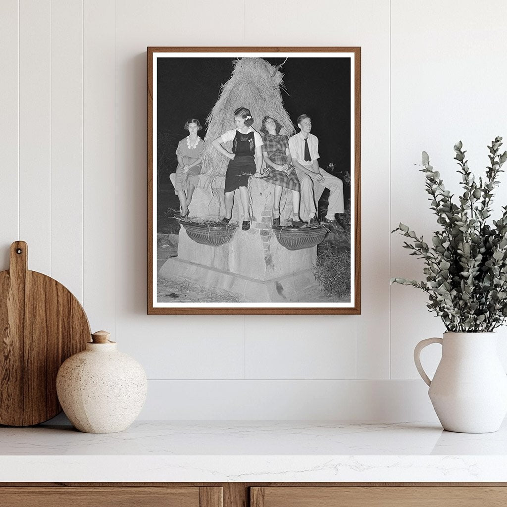 National Rice Festival Night Parade Crowley Louisiana 1938