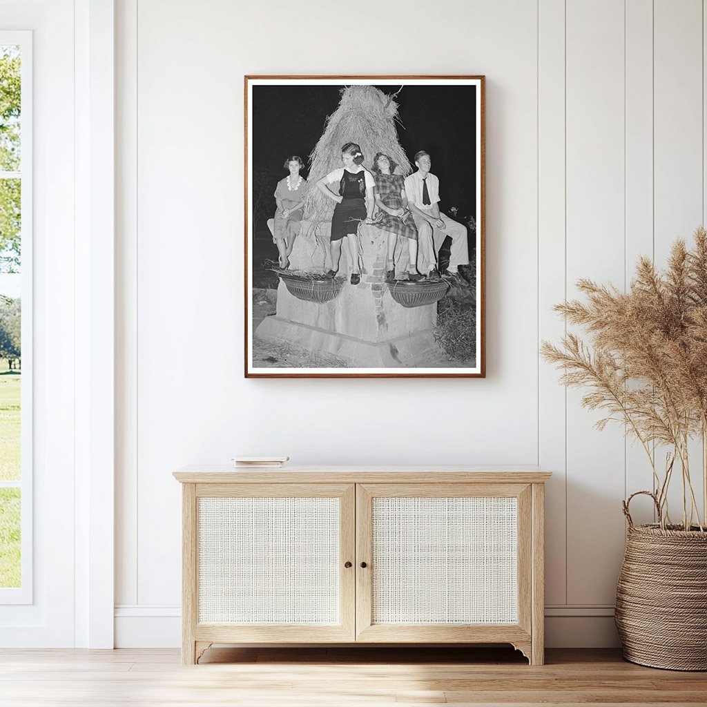 National Rice Festival Night Parade Crowley Louisiana 1938