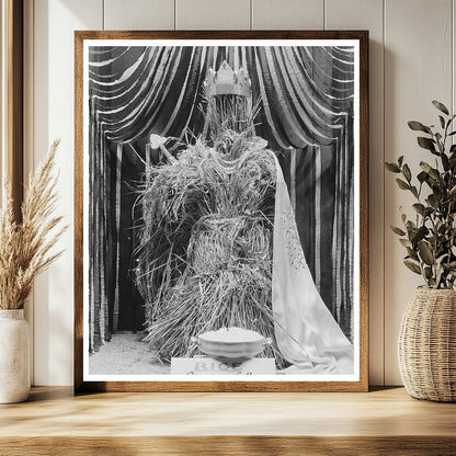 National Rice Festival Display Window Crowley Louisiana 1938