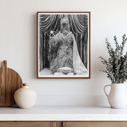 National Rice Festival Display Window Crowley Louisiana 1938