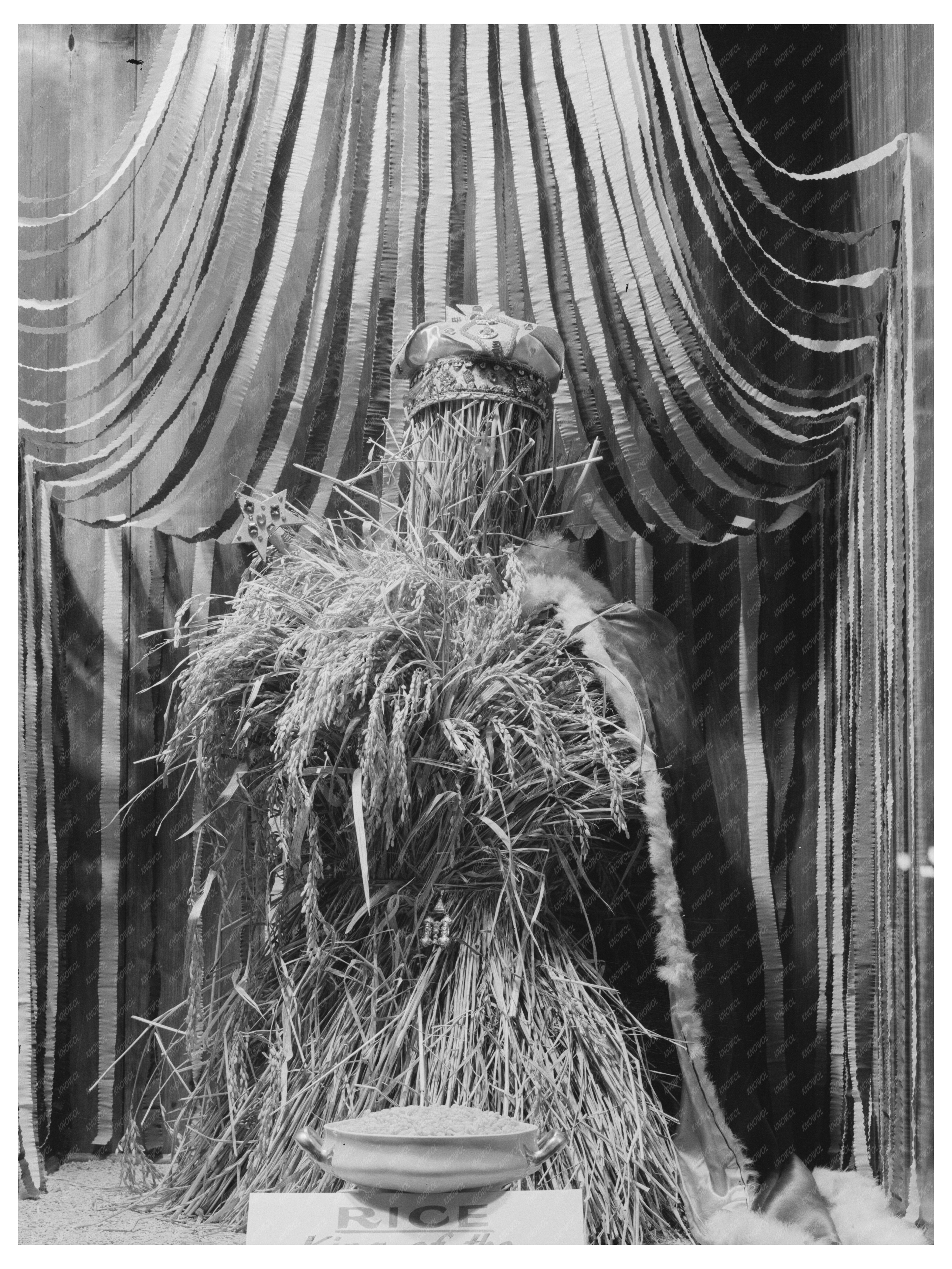 National Rice Festival Display Crowley Louisiana 1938