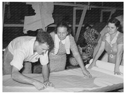 Crepe Paper Float Decorations at National Rice Festival 1938