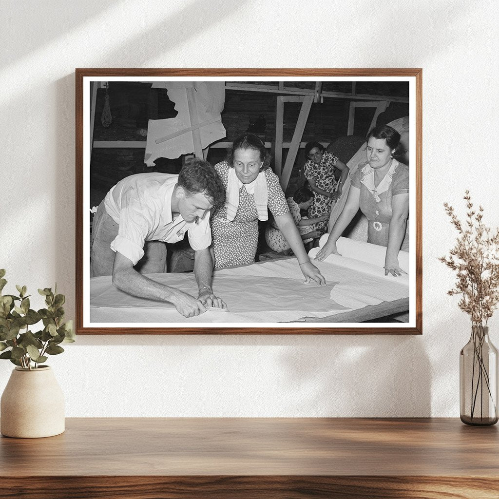 Crepe Paper Float Decorations at National Rice Festival 1938