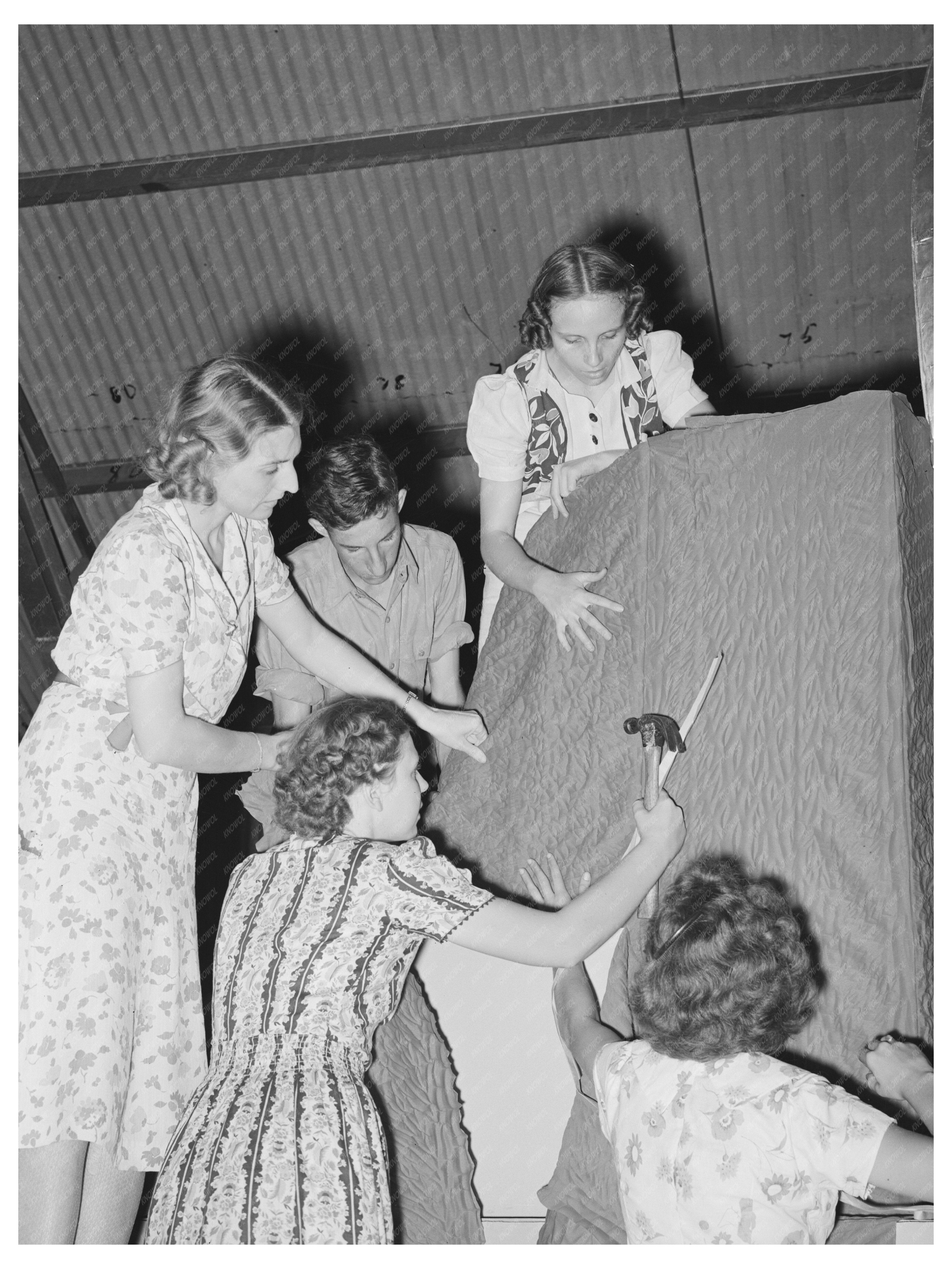 National Rice Festival Float Decoration Crowley Louisiana 1938