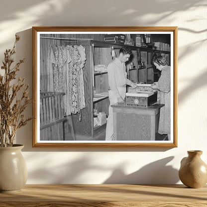 General Store Dress and Dry Goods Counter Arkansas 1938