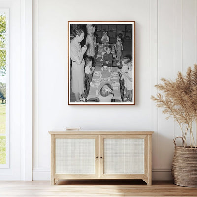 Schoolchildren at Lake Dick Project Arkansas October 1938