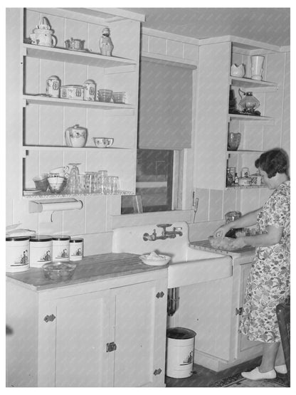 Farm Wife in Kitchen Lake Dick Project Arkansas 1938